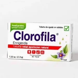 clorofila enriquecida en tabletas