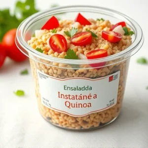 ensalada instantánea de quinoa