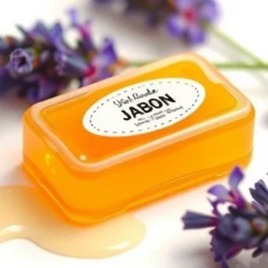 jabón de miel y lavanda